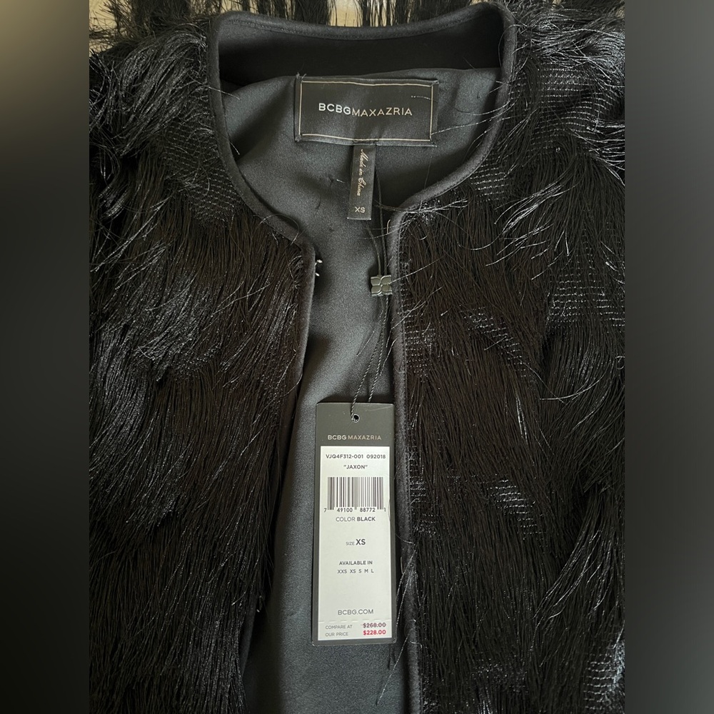 BCBG MaxAzria Black Jacket XS Size